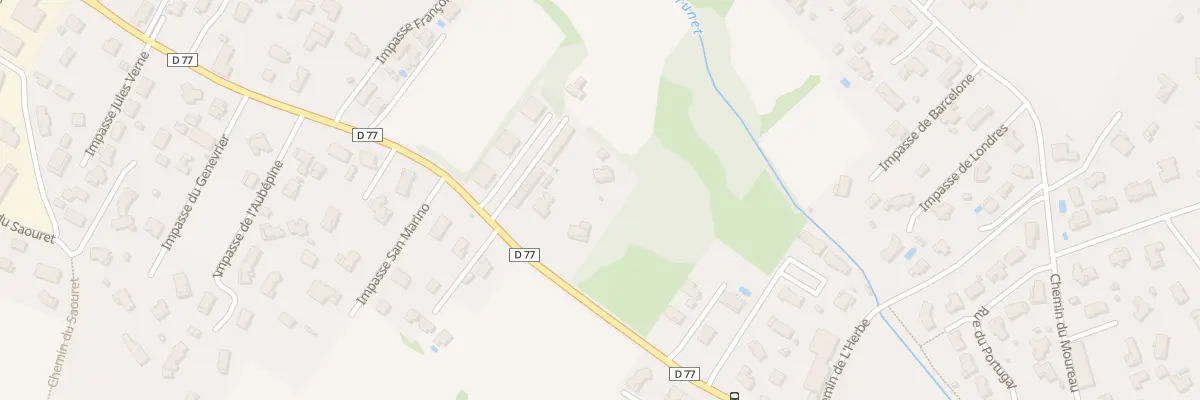 Plan du 32 Rte de Gratentour à Pechbonnieu