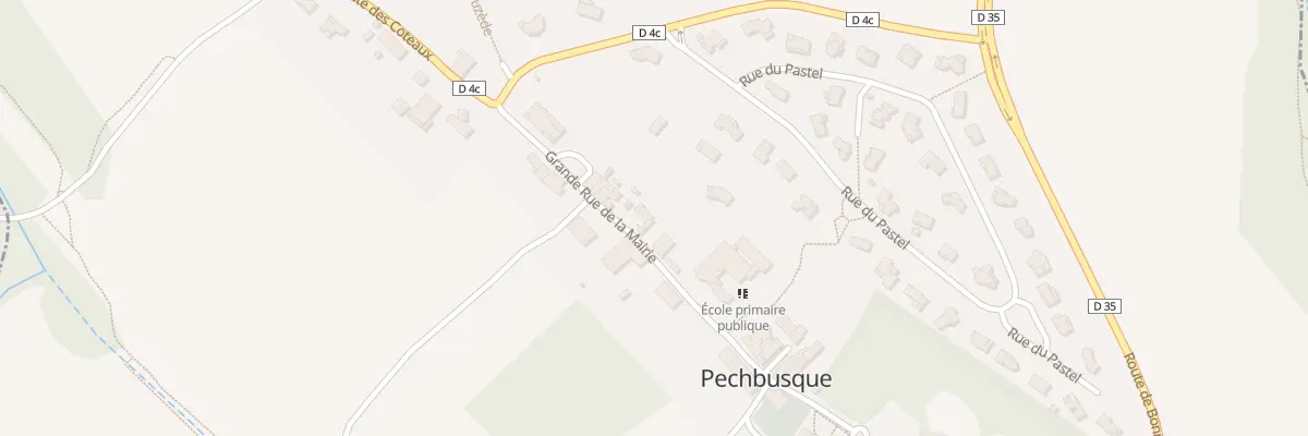 Plan du 11 Gr Grand Rue de la Mairie à Pechbusque