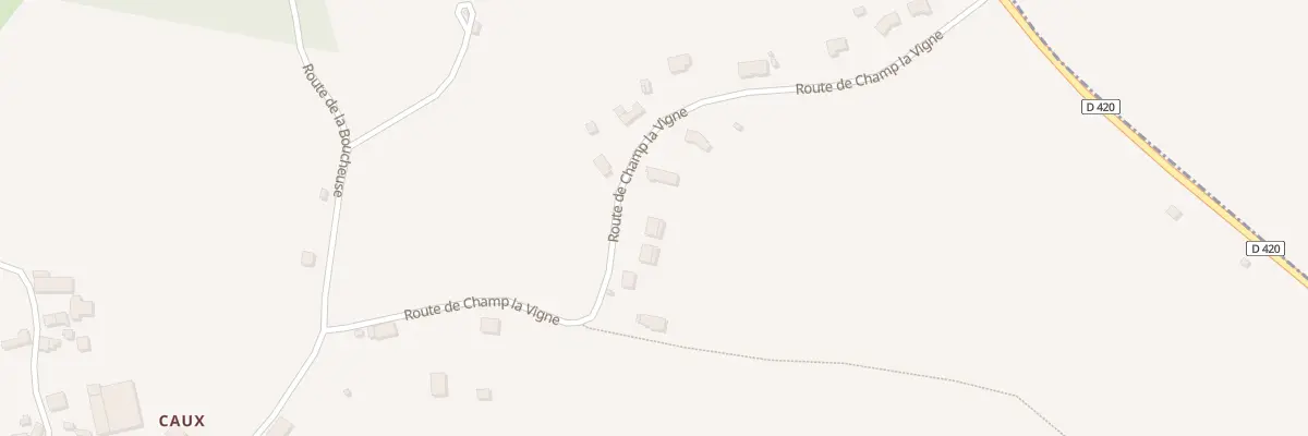 Plan du 288 Rte de Champ La Vigne à Magnac-Bourg