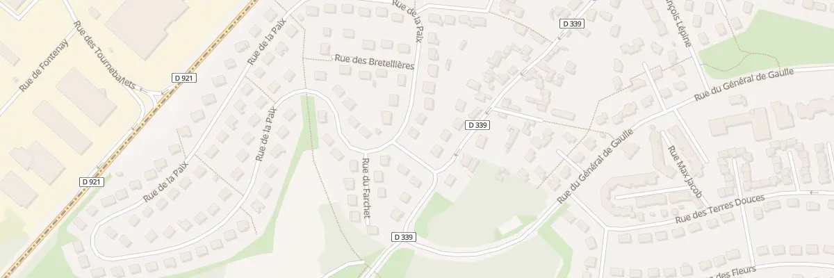 Plan du 2 Rue de la Paix à Luisant