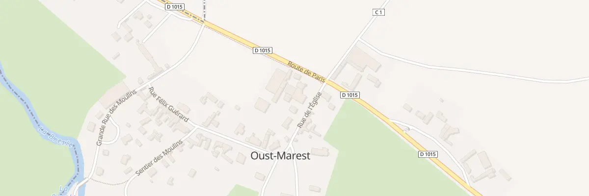 Plan du 57 Rte de Paris à Oust-Marest