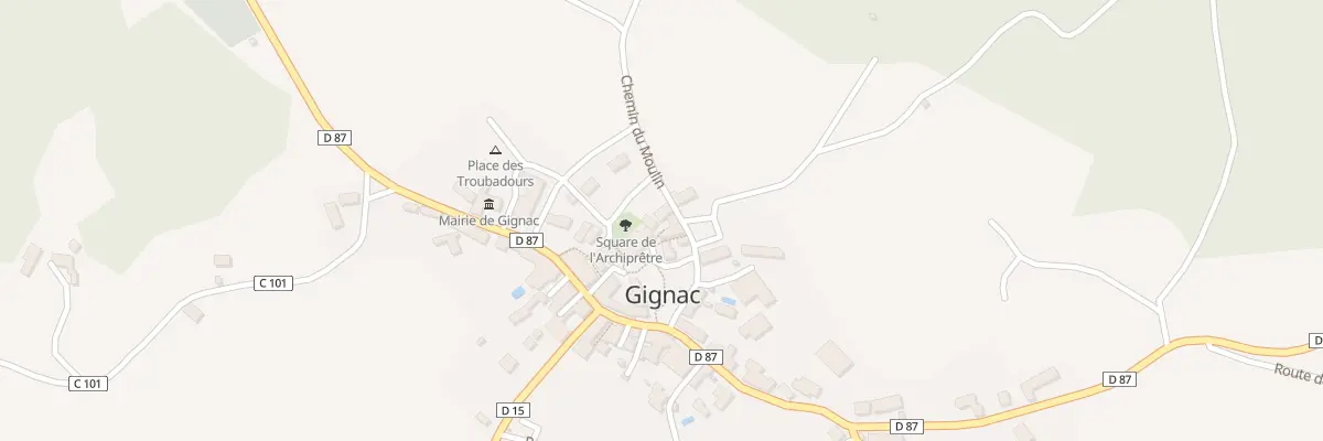 Plan du 5 Che du Moulin à Gignac
