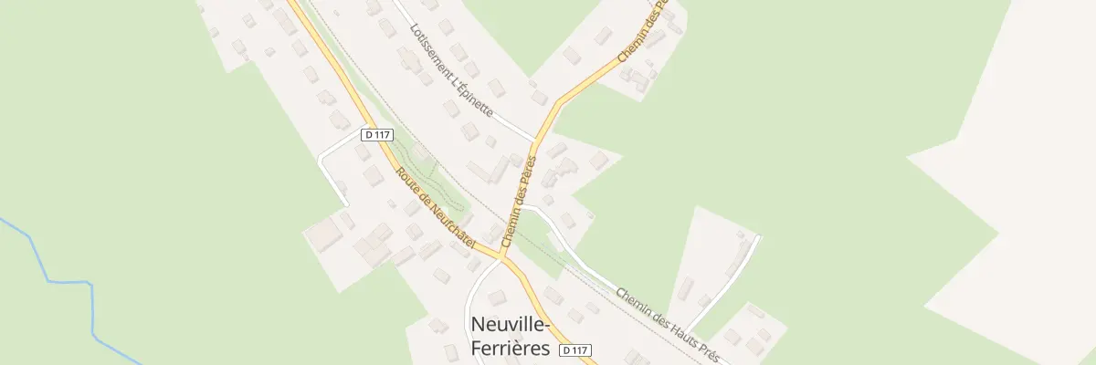 Plan du 76 Che des Pères à Neuville-Ferrières