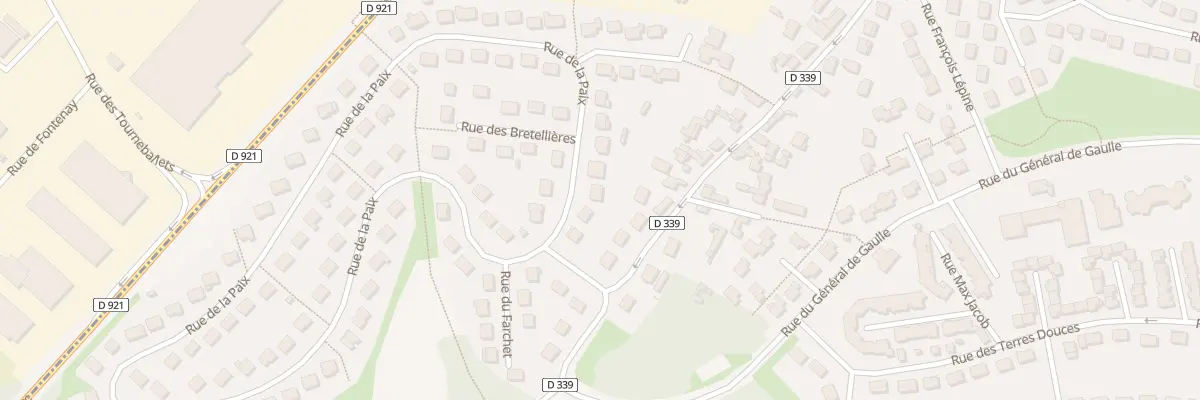 Plan du 6 Rue de la Paix à Luisant