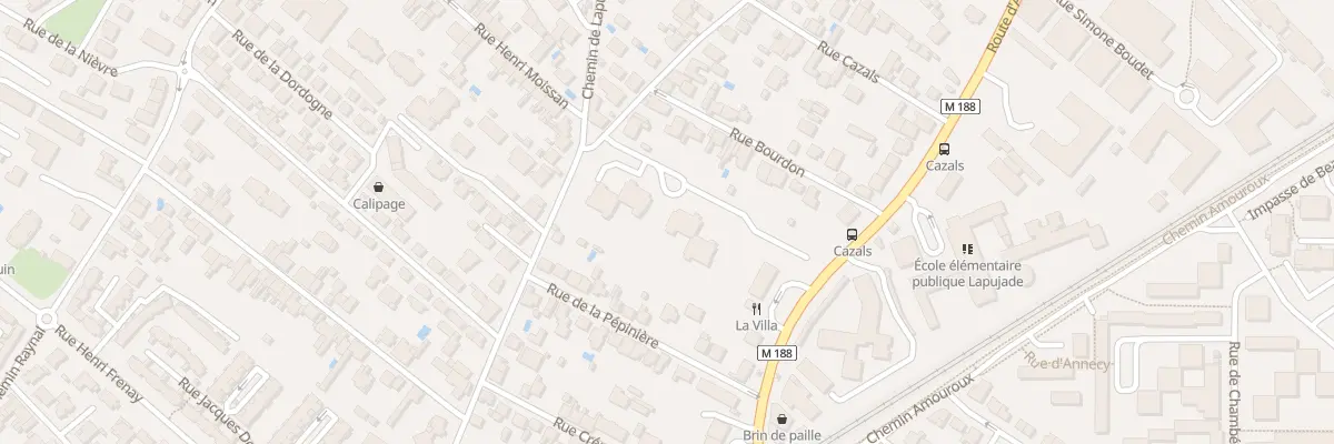 Plan du 144 Che Lapujade à Toulouse