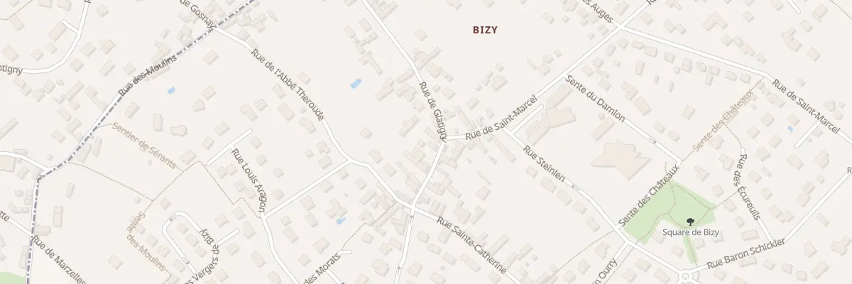 Plan du 11 Rue de Glatigny à Vernon