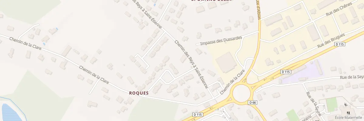 Plan du 115 Che des Reys à Saint-Étienne-de-Tulmont