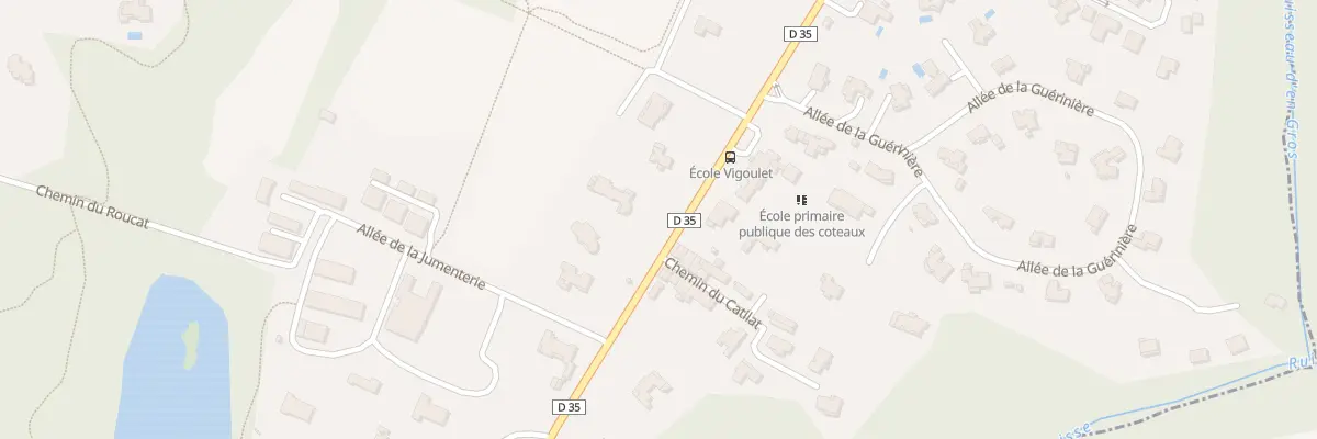 Plan du 7B Av du Lac à Vigoulet-Auzil