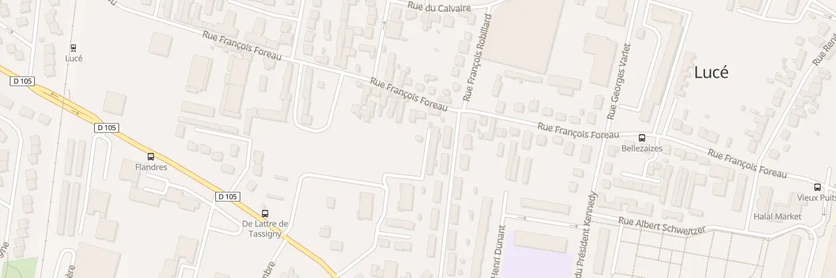 Plan du 42 Rue Francois Foreau à Lucé