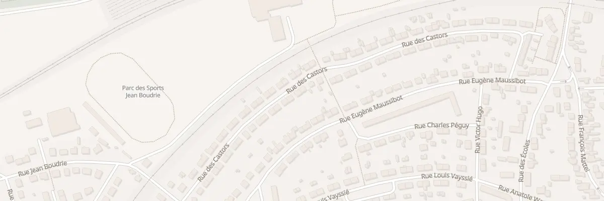 Plan du 55 Rue des Castors à Lucé