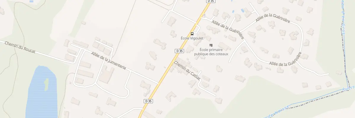 Plan du 27 Che du Catilat à Vigoulet-Auzil