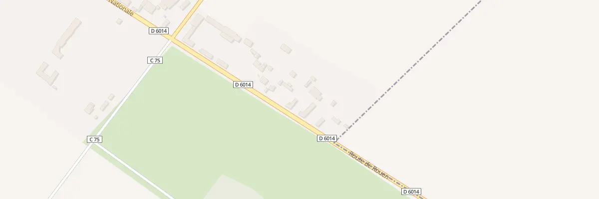 Plan du 8 Rue Nationale à Écouis