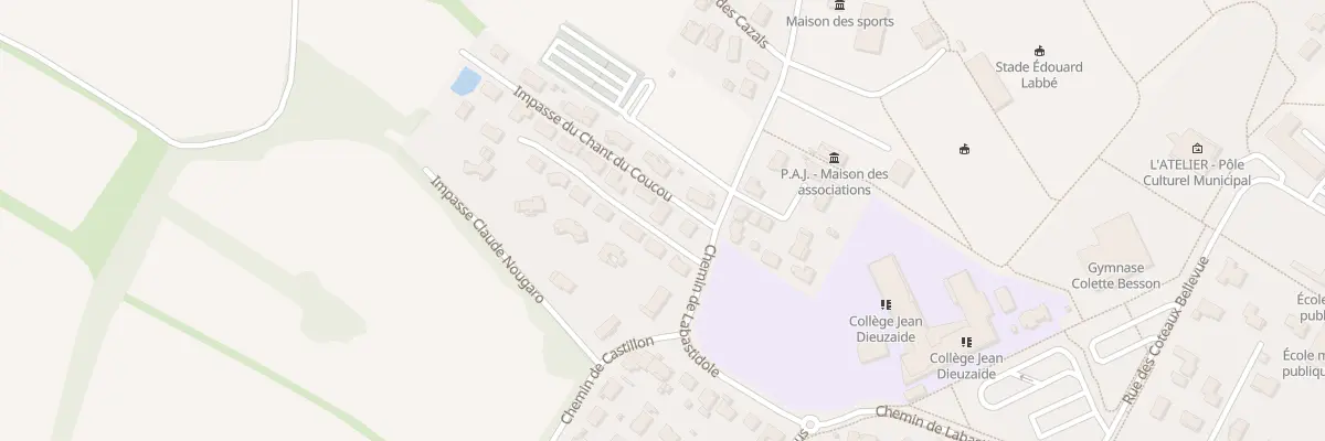Plan du 4 Imp Georges Brassens à Pechbonnieu