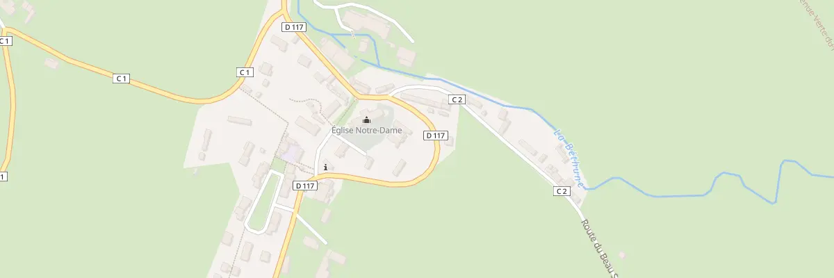 Plan du 1400 Rte de Neufchâtel à Neuville-Ferrières