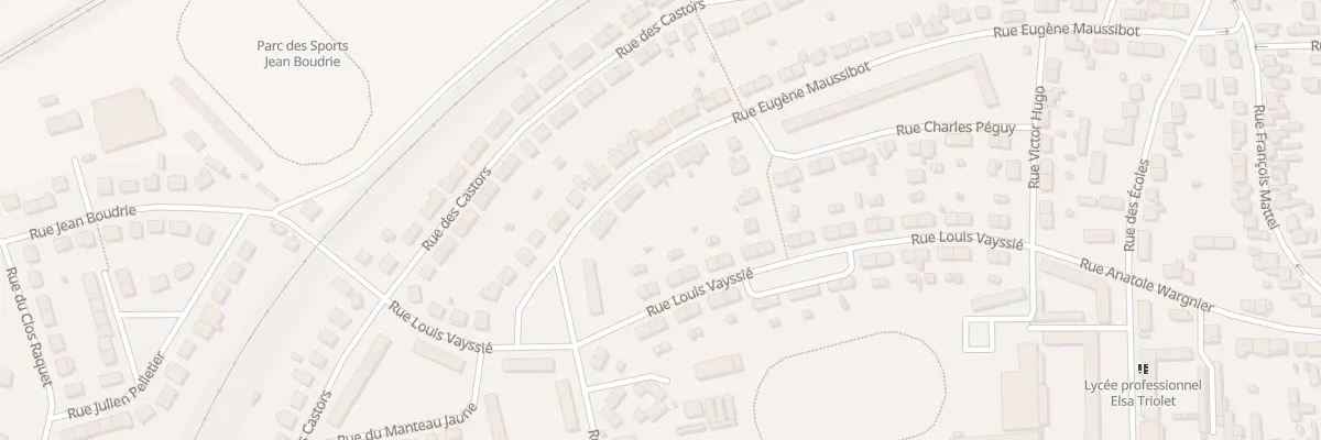 Plan du 33 Rue Eugene Maussibot à Lucé
