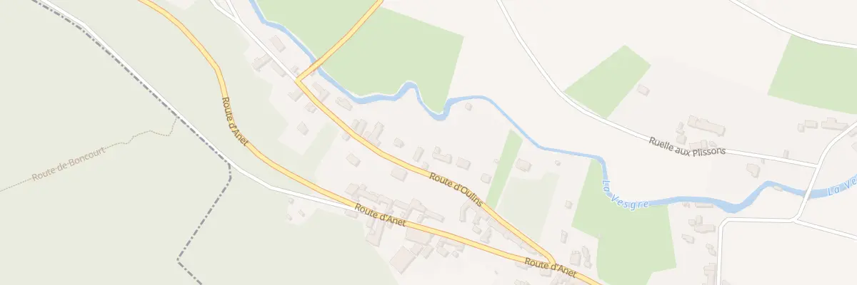 Plan du 16 Rte d’Oulins à Boncourt