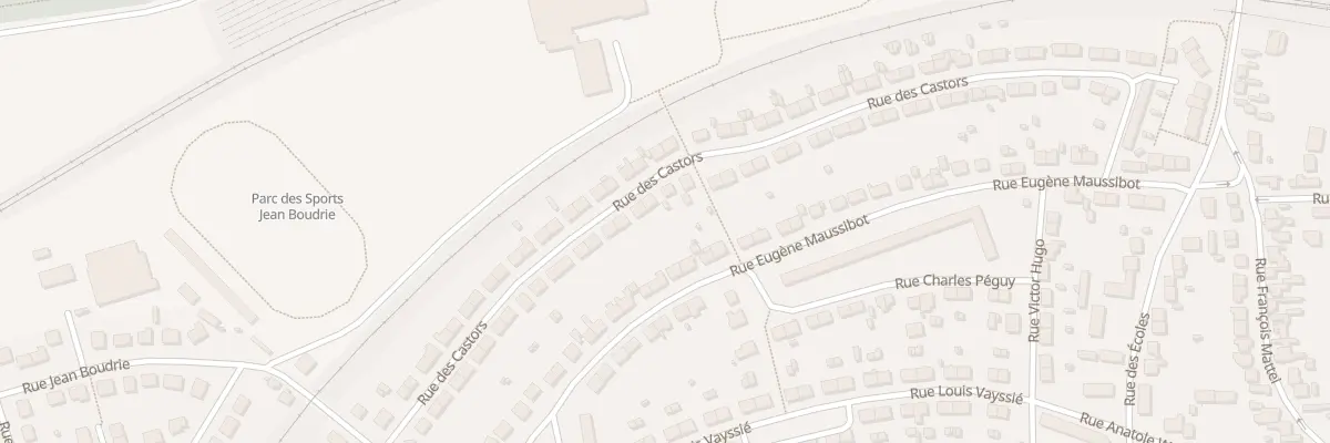 Plan du 53 Rue des Castors à Lucé