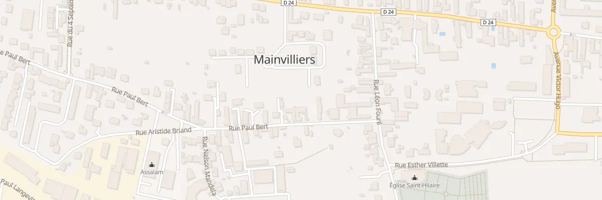 Plan du 10 Rue Paul Bert à Mainvilliers