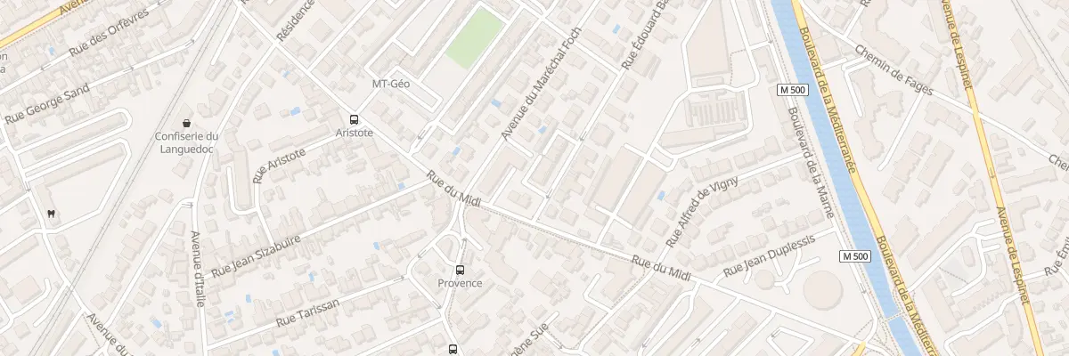 Plan du 38 Rue Edouard Baudrimont à Toulouse