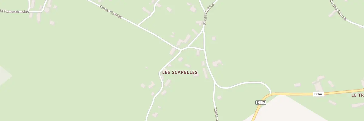 Plan du 345 Rte des Scapelles à Loupiac
