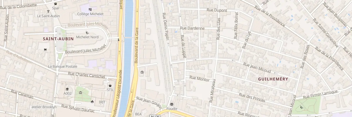 Plan du 92 Rue Jean Micoud à Toulouse