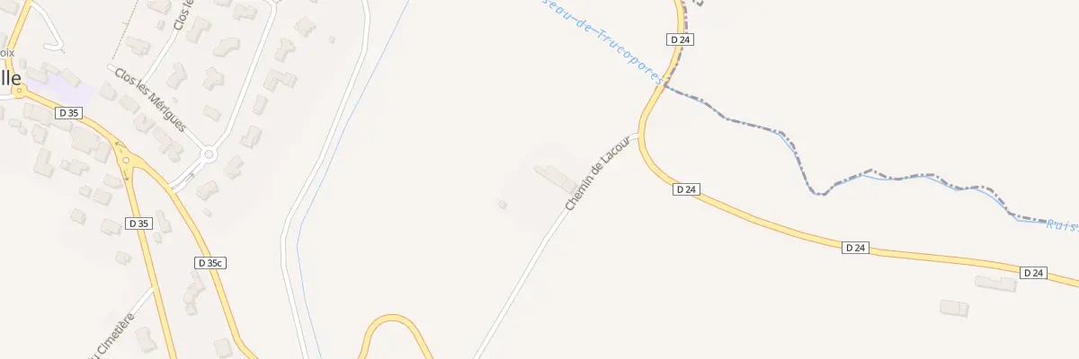 Plan du 9002 Lacour à Aureville