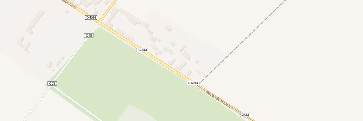 Plan du 6 Rue Nationale à Écouis
