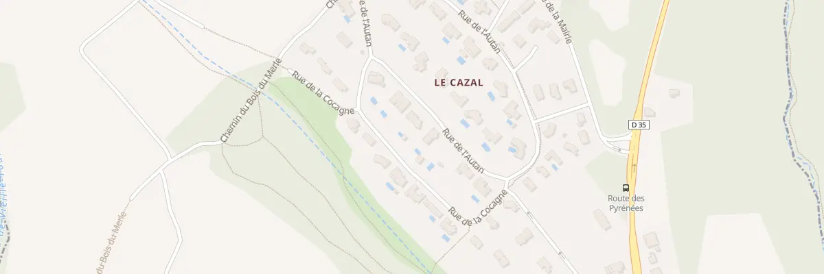 Plan du 24 Rue de l’Autan à Pechbusque