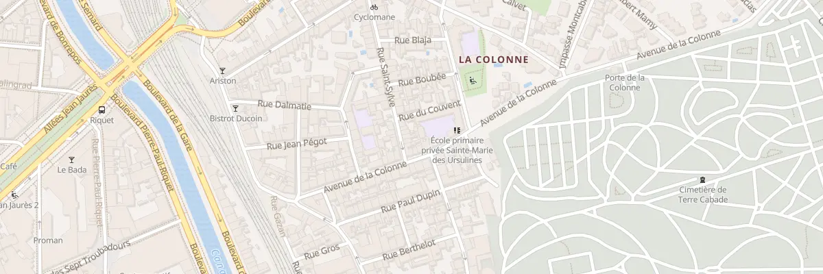 Plan du 5 Rue Saint Sylve à Toulouse