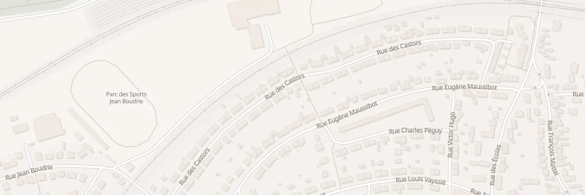 Plan du 51 Rue des Castors à Lucé