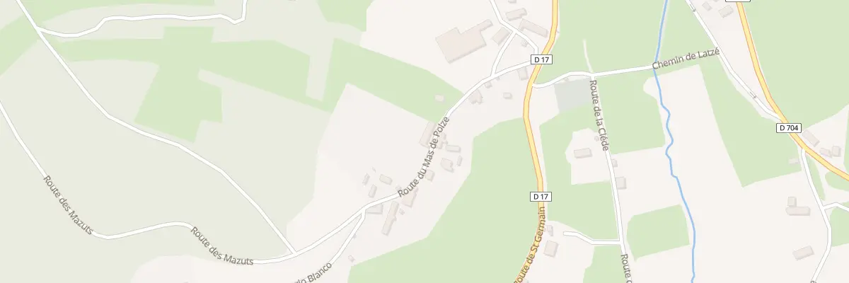 Plan du 5100 Mas de Polze à Saint-Chamarand