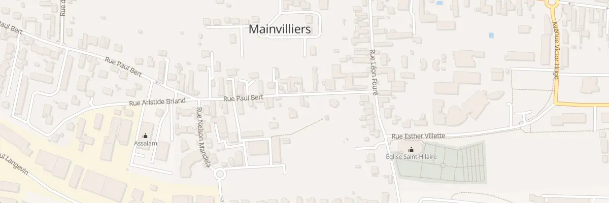 Plan du 13 Rue Paul Bert à Mainvilliers