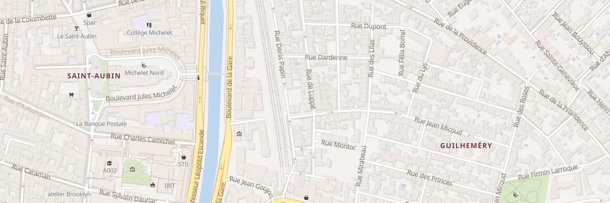 Plan du 3 Rue de Luppe à Toulouse