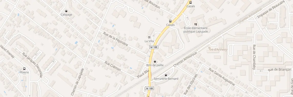 Plan du 5 Rte d’Albi à Toulouse