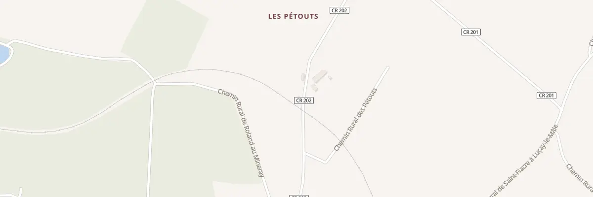 Plan du 5334 Les Petouts à Luçay-le-Mâle