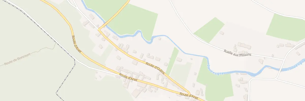 Plan du 14 Rte d’Oulins à Boncourt