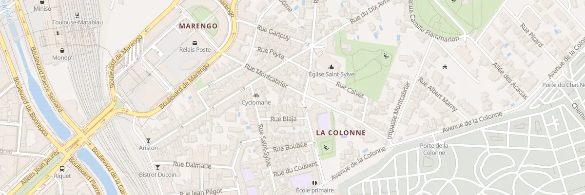 Plan du 19 Rue Montcabrier à Toulouse