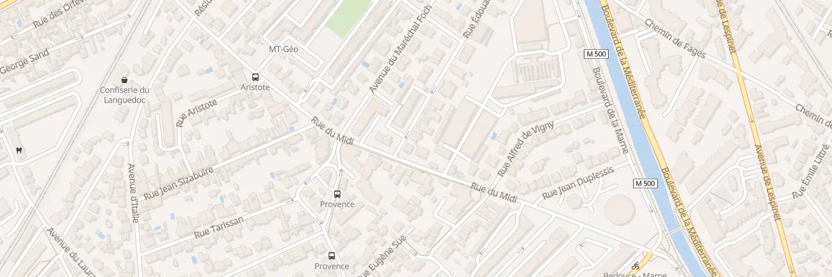 Plan du 35 Rue Edouard Baudrimont à Toulouse