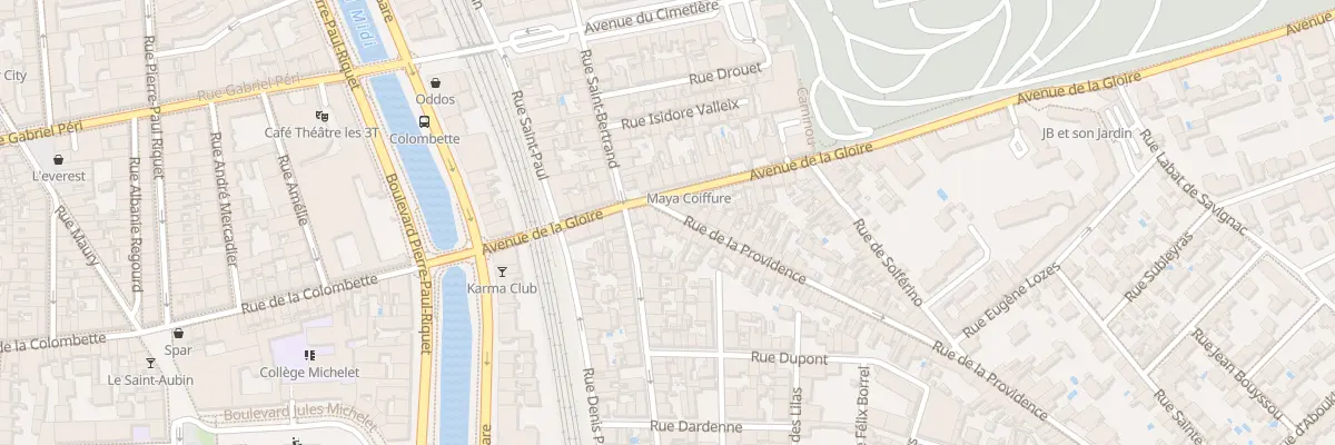 Plan du 2 Rue de la Providence à Toulouse