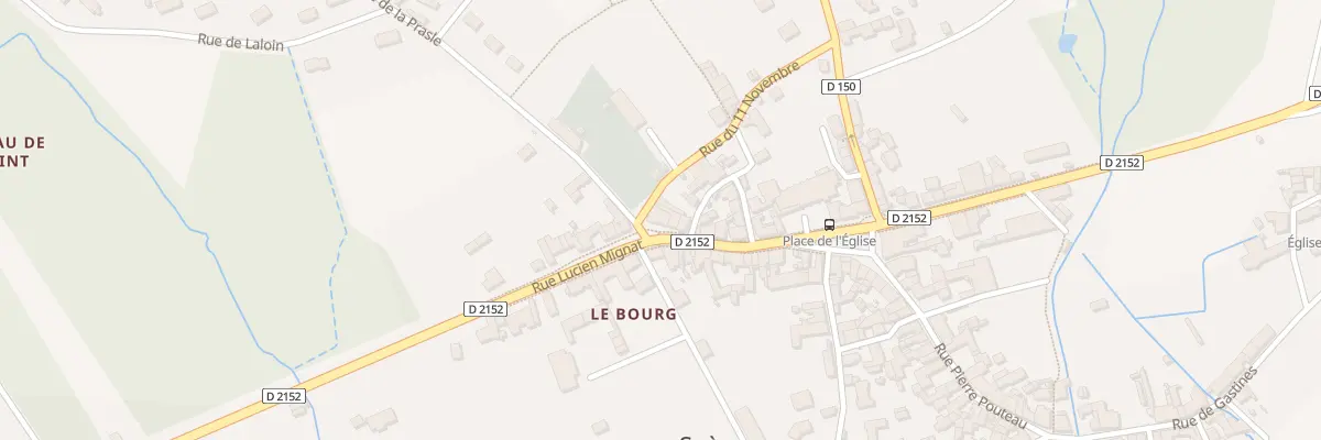 Plan du 22 Rue Lucien Mignat à Suèvres