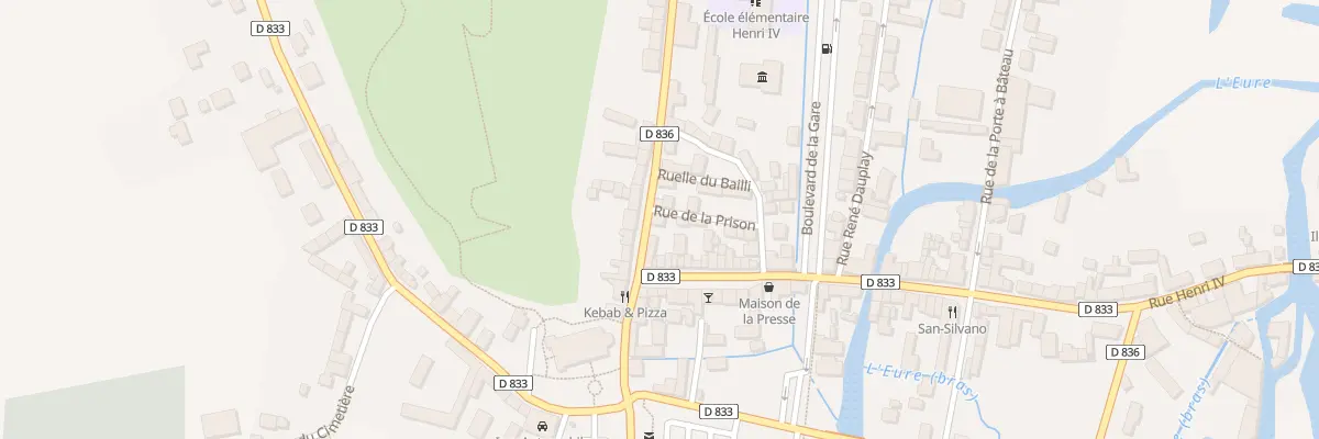 Plan du 10 Rue de Garennes à Ivry-la-Bataille