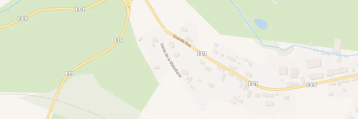 Plan du 2 Rue de la Maladrerie à Lisors