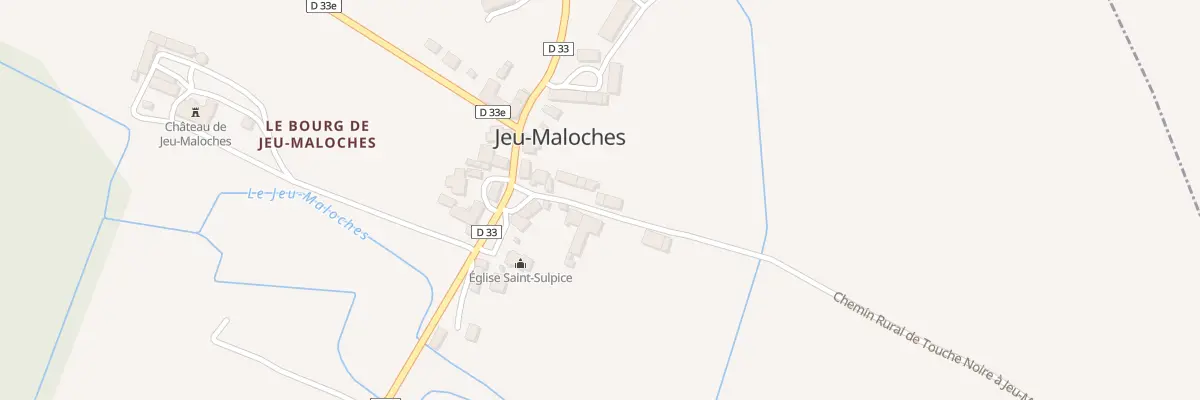 Plan du 7 Rte des Moulins Neufs à Jeu-Maloches