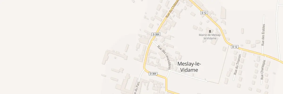 Plan du 22 Rue du Château à Meslay-le-Vidame