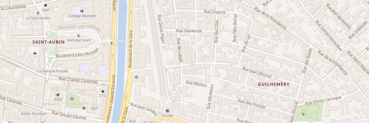 Plan du 2 Rue de Luppe à Toulouse