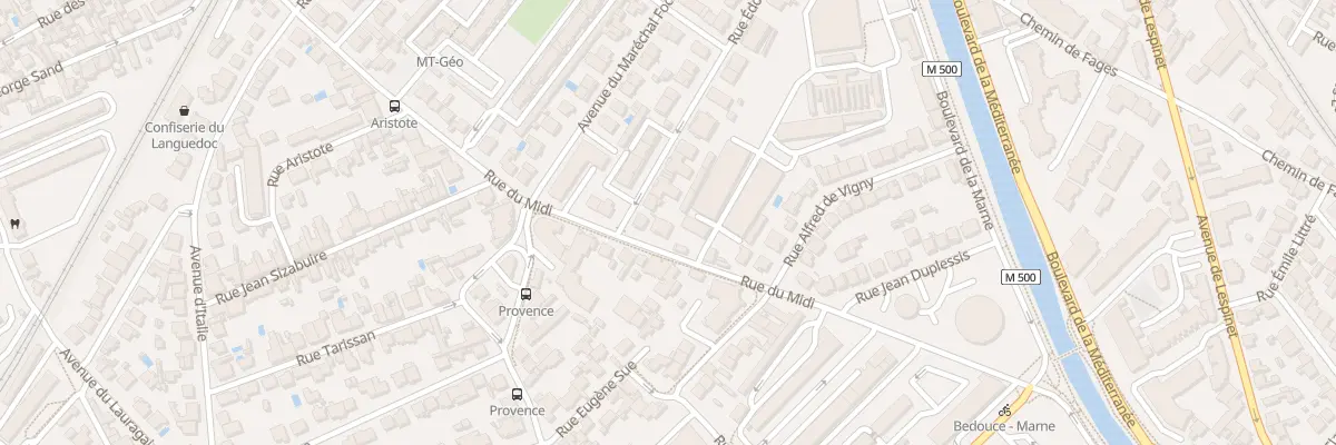 Plan du 49 Rue du Midi à Toulouse