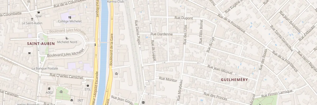 Plan du 8 Rue de Luppe à Toulouse