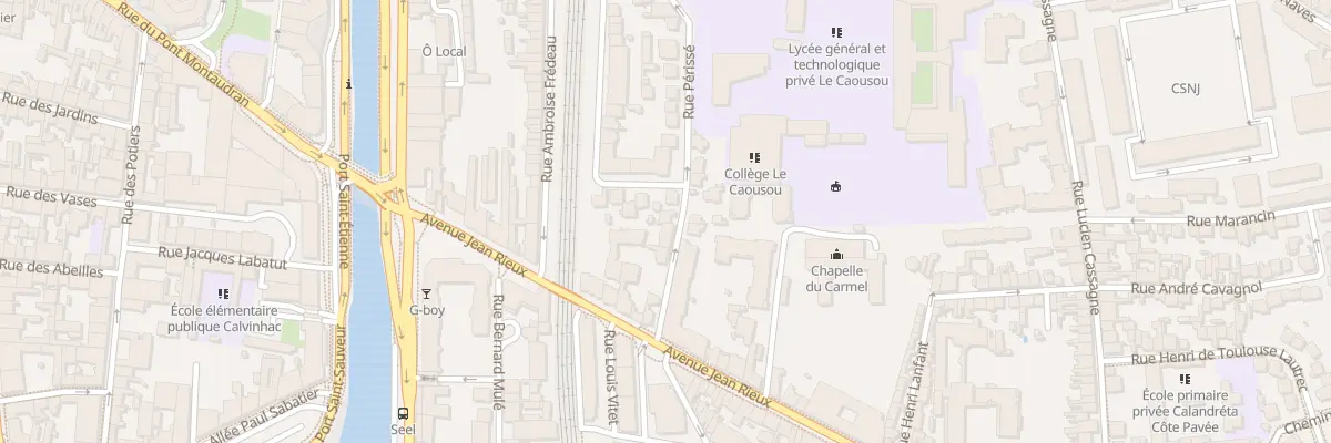 Plan du 15 Rue Périsse à Toulouse