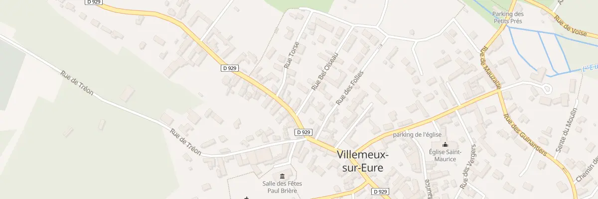 Plan du 1 Rue Bel Oiseau à Villemeux-sur-Eure