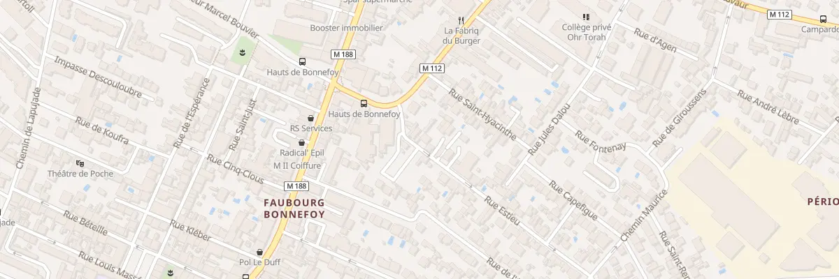 Plan du 48 Rue Estieu à Toulouse